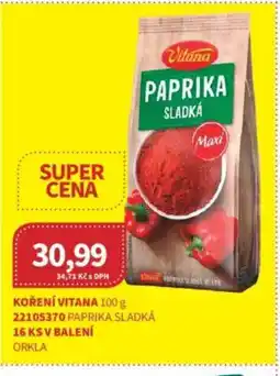 Kubík potraviny Koření Vitana nabídka