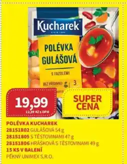 Kubík potraviny Polévka Kucharek nabídka