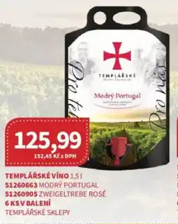 Kubík potraviny Templářské víno nabídka