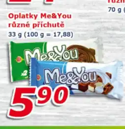 ESO MARKET Oplatky Me&You různé příchutě nabídka