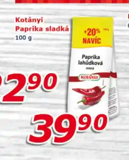 ESO MARKET Kotányi Paprika sladká nabídka