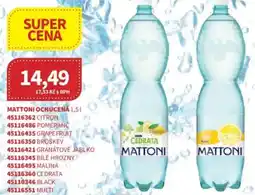 Kubík potraviny MATTONI Ochucená nabídka