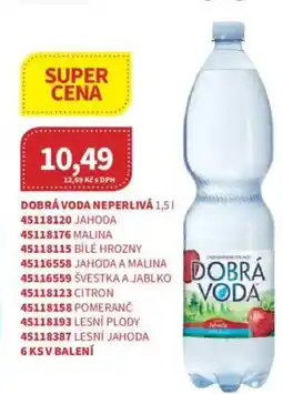 Kubík potraviny Dobrá voda neperlivá nabídka