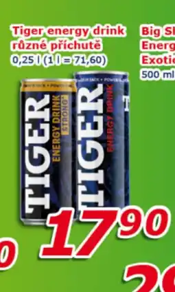 ESO MARKET TIGER energy drink různé příchutě nabídka