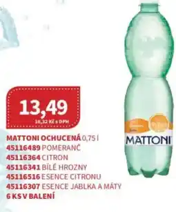 Kubík potraviny MATTONI Ochucená nabídka