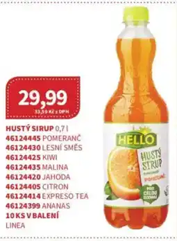 Kubík potraviny Hustý sirup nabídka