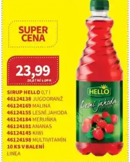 Kubík potraviny Sirup Hello nabídka