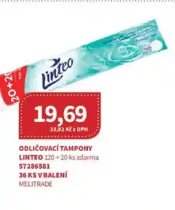 Kubík potraviny Odličovací tampony Linteo nabídka