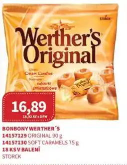 Kubík potraviny Bonbony Werther's nabídka
