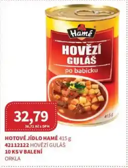 Kubík potraviny Hotové jídlo Hamé nabídka