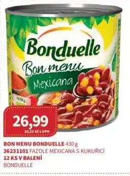 Kubík potraviny Bon menu Bonduelle nabídka