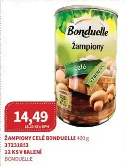 Kubík potraviny Žampiony celé Bonduelle nabídka