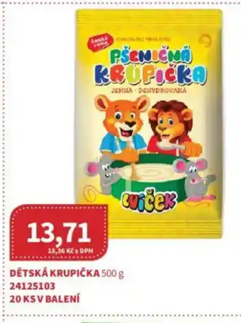 Kubík potraviny Dětská krupička nabídka