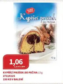 Kubík potraviny Kypřící prášek do pečiva nabídka