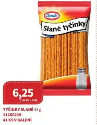 Kubík potraviny Tyčinky slané nabídka