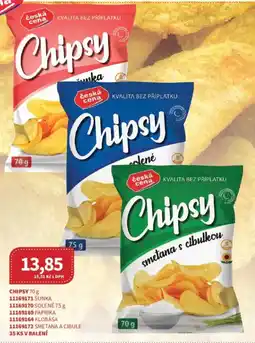 Kubík potraviny Chipsy nabídka