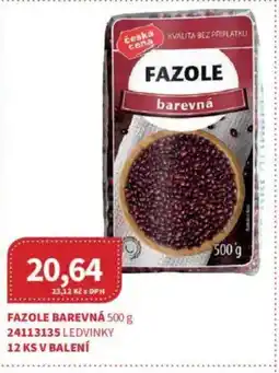Kubík potraviny Fazole barevná nabídka