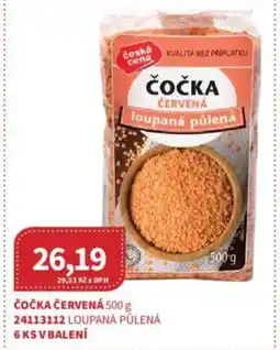 Kubík potraviny Čočka červená nabídka