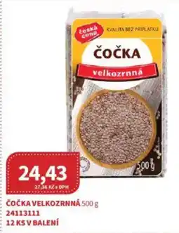 Kubík potraviny Čočka velkozrnná nabídka