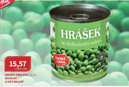 Kubík potraviny Hrášek v nálevu nabídka