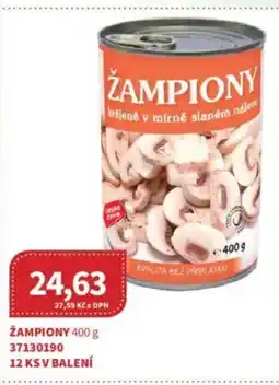 Kubík potraviny Žampiony nabídka