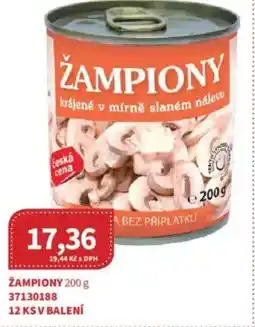 Kubík potraviny Žampiony nabídka
