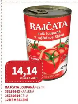Kubík potraviny Rajčata loupaná nabídka