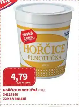 Kubík potraviny Hořčice plnotučná nabídka