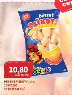 Kubík potraviny Dětské piškoty nabídka