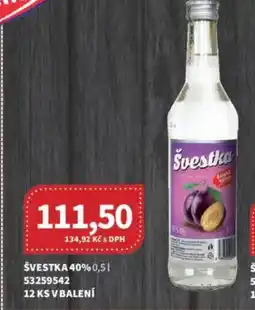 Kubík potraviny Švestka 40% nabídka