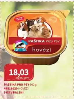 Kubík potraviny Paštika pro psy nabídka