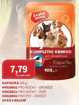 Kubík potraviny Kapsička nabídka