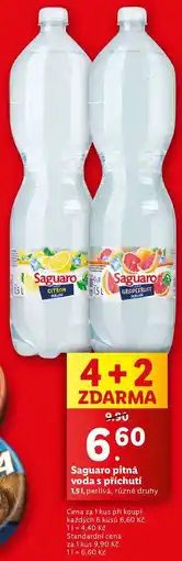 Lidl Saguaro pitná voda s příchutí, 1,5 l nabídka