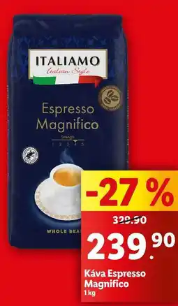 Lidl Káva Espresso Magnifico, 1 kg nabídka