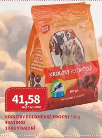 Kubík potraviny Kroužky poloměkké pro psy nabídka