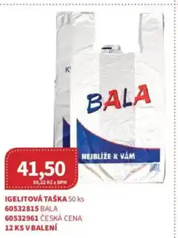 Kubík potraviny Igelitová taška nabídka