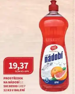 Kubík potraviny Prostředek na nádobí nabídka