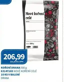 Kubík potraviny Koření Drana nabídka