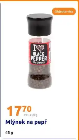 Action Mlýnek na pepř nabídka