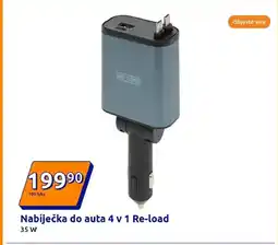 Action Nabíječka do auta 4 v 1 Re-load nabídka