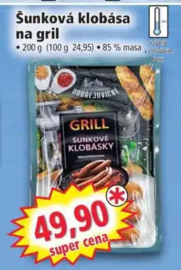 Norma Šunková klobása na gril nabídka
