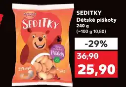 Kaufland SEDITKY Dětské piškoty nabídka