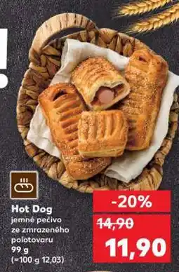 Kaufland Hot Dog nabídka