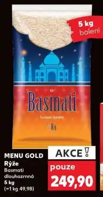 Kaufland Menu Gold Rýže basmati nabídka