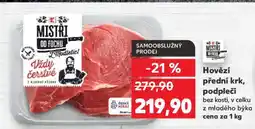 Kaufland Hovězí přední krk, podplečí nabídka