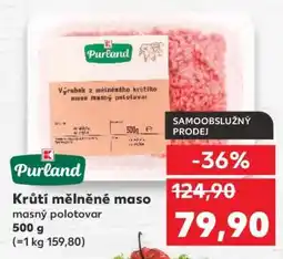 Kaufland Purland Krůtí mleté maso nabídka