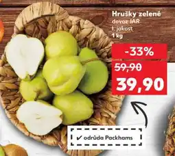 Kaufland Hrušky zelené nabídka