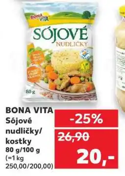 Kaufland BONA VITA Sójové nudličky/kostky nabídka