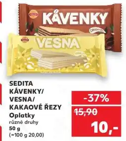 Kaufland SEDITA KÁVENKY/VESNA/ KAKAOVÉ ŘEZY nabídka