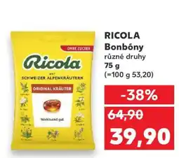 Kaufland Ricola bonbóny nabídka